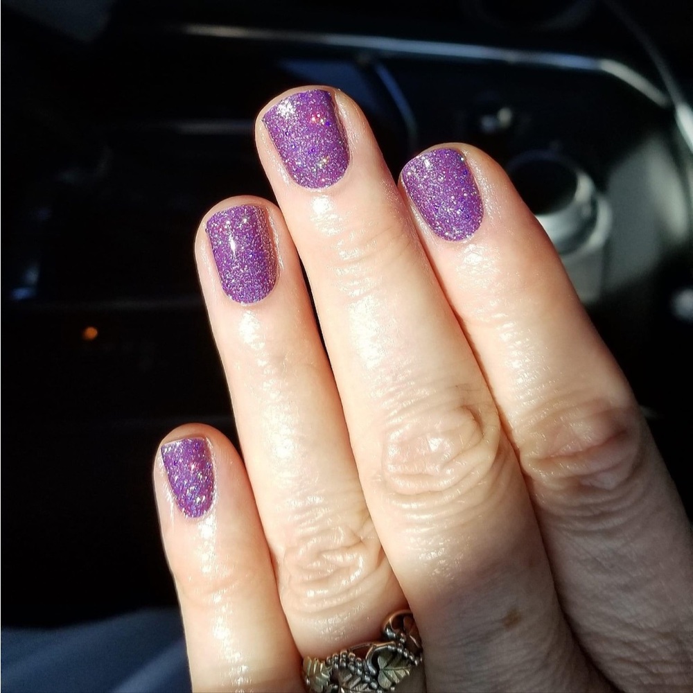 *Rare, HTF* Color Street: Everyday I’m Sparkling | Purple Glitter Party Sparkle - Picture 2 of 10